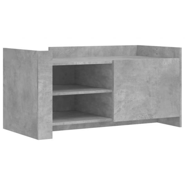 Couchtisch Betongrau 100x50x50 cm Holzwerkstoff