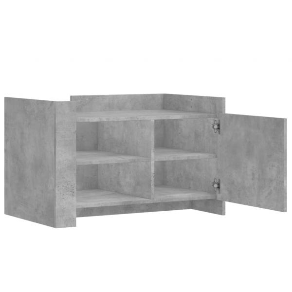 Couchtisch Betongrau 80x50x50 cm Holzwerkstoff