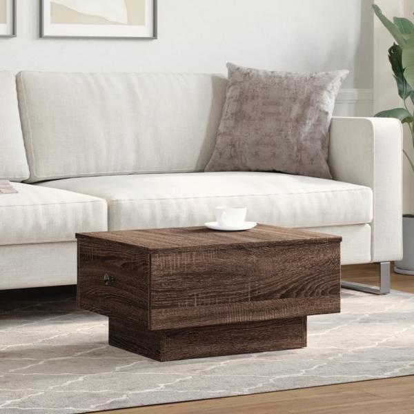 Couchtisch Braun Eichen-Optik 60x45x31 cm Holzwerkstoff