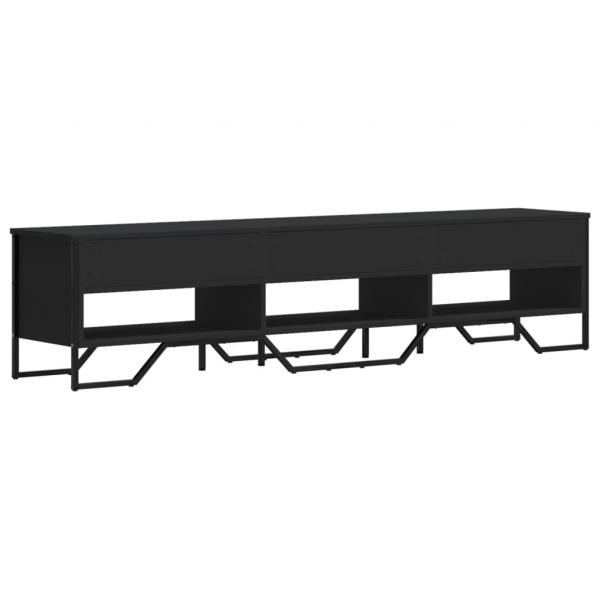 TV-Schrank Schwarz 180x34x41 cm Holzwerkstoff