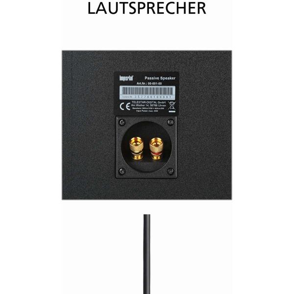 Lautsprecherset mit zwei passiven 20-W-Lautsprechern