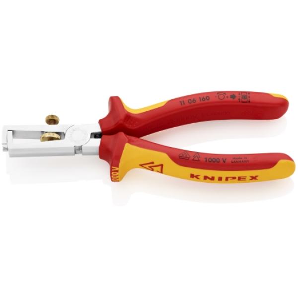 Knipex VDE-Abisolierzange, 160mm 