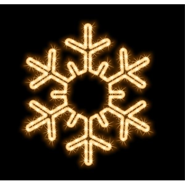 MK Illumination Quick Fix Snowflake LED  ~55x55cm, 220-240V