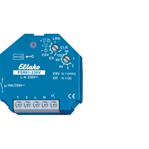 Eltako Funkaktor Stromstoß- Schaltrelais 230V. 1 Schließer