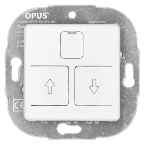 ARDEBO.de - El.Rollladenschalter, pw mit Abdeckung 230V, max. 750VA