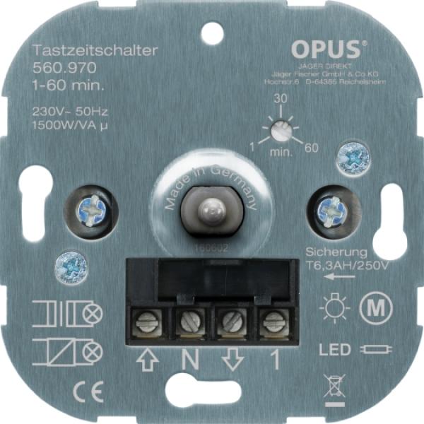 OPUS Tast-Zeit-Sicherheitsschalter 230 V AC, 50 Hz, 1.000 VA