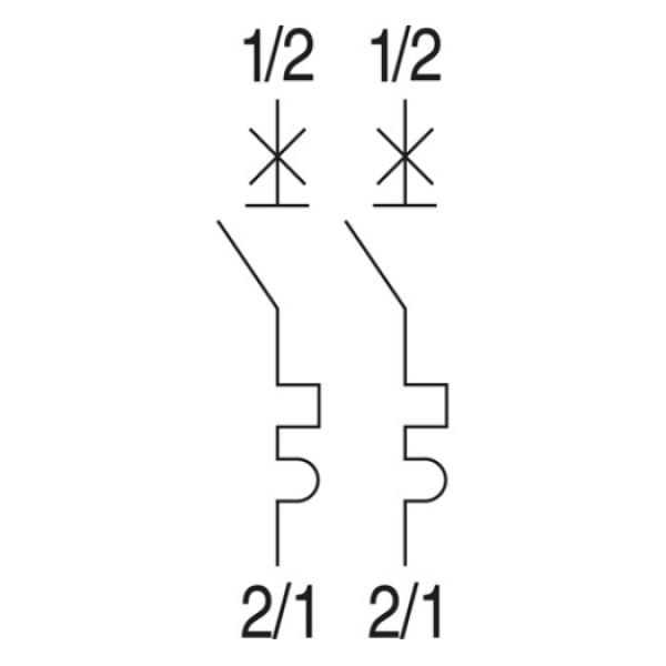 GE / AEG LSS 2-pol., 20A, C-Char. - GE 230V, EPC 611, C 20, 6kA, 1 TE