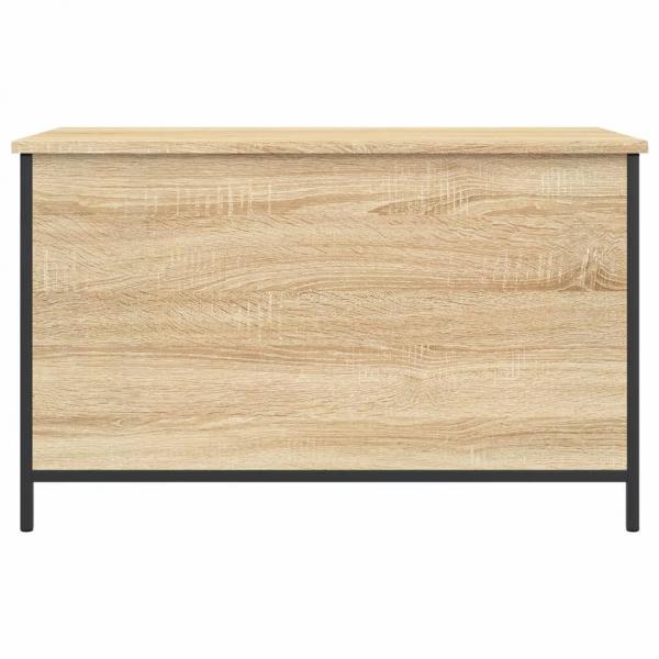 Sitzbank mit Stauraum Sonoma-Eiche 80x42,5x50 cm Holzwerkstoff