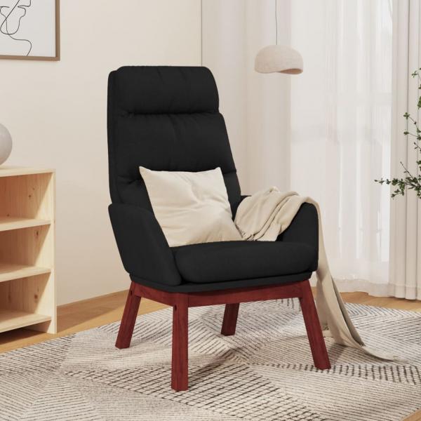 ARDEBO.de - Relaxsessel Schwarz Stoff