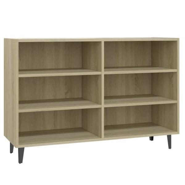 Sideboard Sonoma-Eiche 103,5x35x70 cm Holzwerkstoff