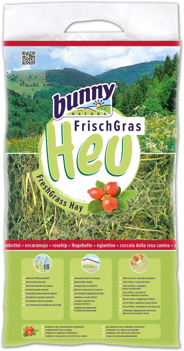 ARDEBO.de Bunny FrischGras Heu Hagebutten 500 g