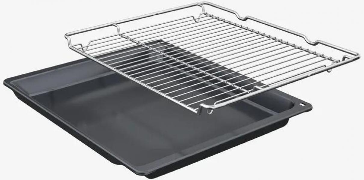 Bosch HBA574BB3 Serie 4 EEK: A+ Einbaubackofen, 71 L, 60 cm breit, 3D-Heißluft, AutoPilot 10, Versenkknebel, Pyrolytisch+Hydrolytisch, schwarz