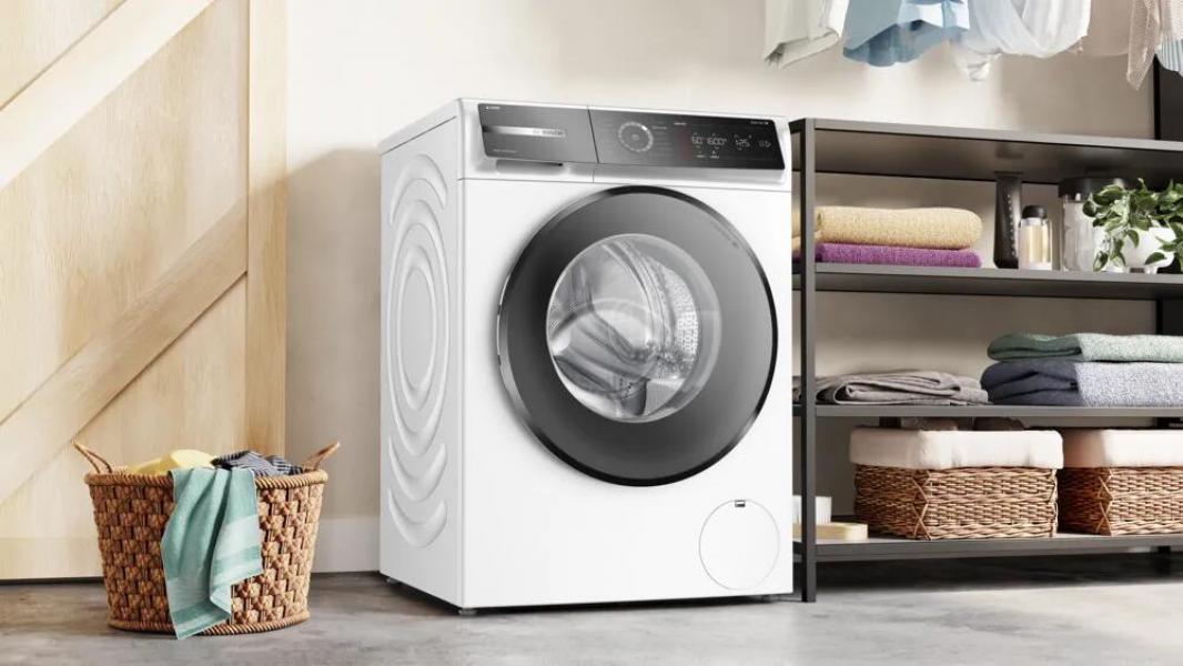 Bosch WGB256A41 Serie 8 10kg, Frontlader Waschmaschine, 60 cm breit, 1600 U/Min, AquaStop, Fleckenautomatik, Dosierautomatik i-DOS, Nachlegefunktion, HomeConnect, weiß