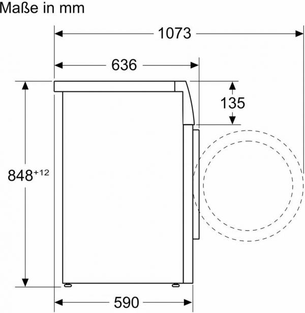 Bosch WGG244F40 Serie 6 9kg Frontlader Waschmaschine, 60 cm breit, 1400 U/Min, AquaStop, Fleckenautomatik, Dosierautomatik i-DOS, Steam Assist, Nachlegefunktion, weiß