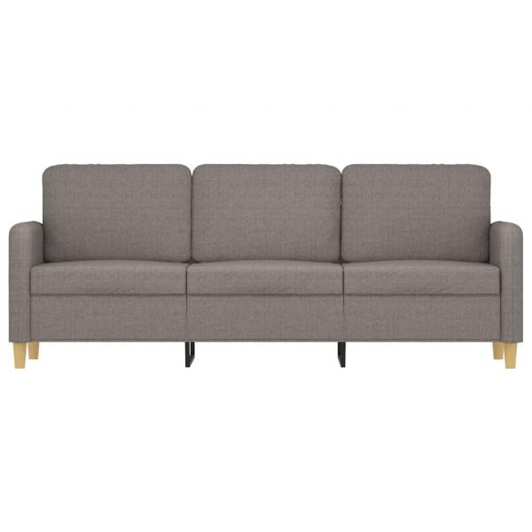 3-Sitzer-Sofa Taupe 180 cm Stoff