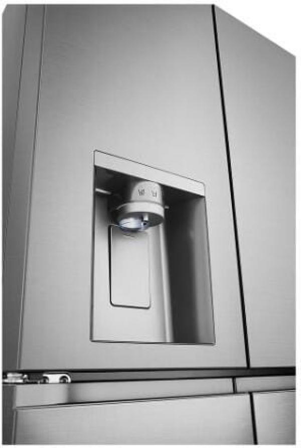 LG GML960PYFE Side-by-Side Kombionation Multi-Door, 637 L, 179,2 cm hoch, Eis-, Crushed Ice- und Wasserspender, Prime Silver