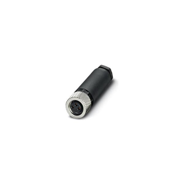 ARDEBO.de Phoenix Contact SACC-M 8FS-3CON-M-SW Sensor-/Aktor-Steckverbinder, 3-polig, M8, 48V, 4A, 3,5-5mm (1506888)