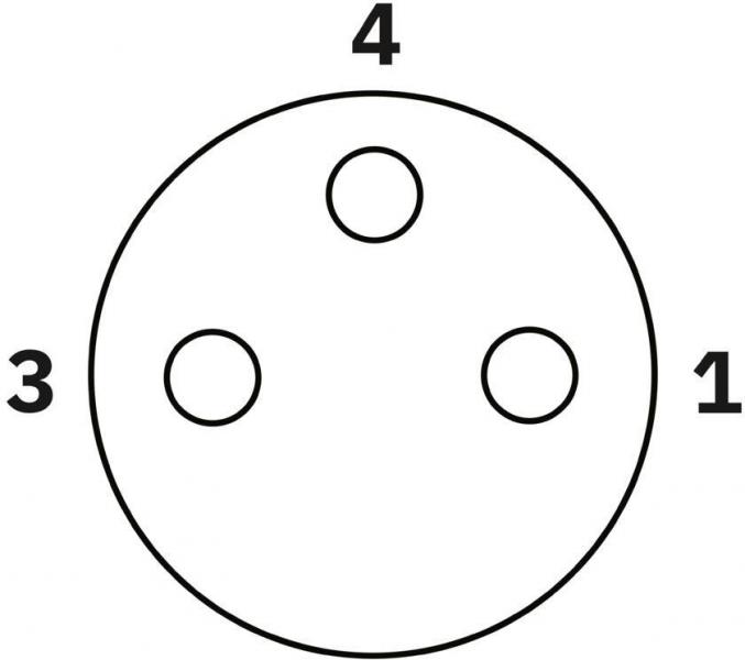 Phoenix Contact SAC-3P-M 8MS/ 3,0-PUR/M 8FS - Sensor-/Aktor-Kabel (1681936)