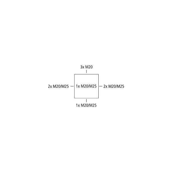 Spelsberg Abox-i SLK-4² Abzweigkasten Verbindungsdose,, IP66, 94x94x57 mm, grau (50180401)