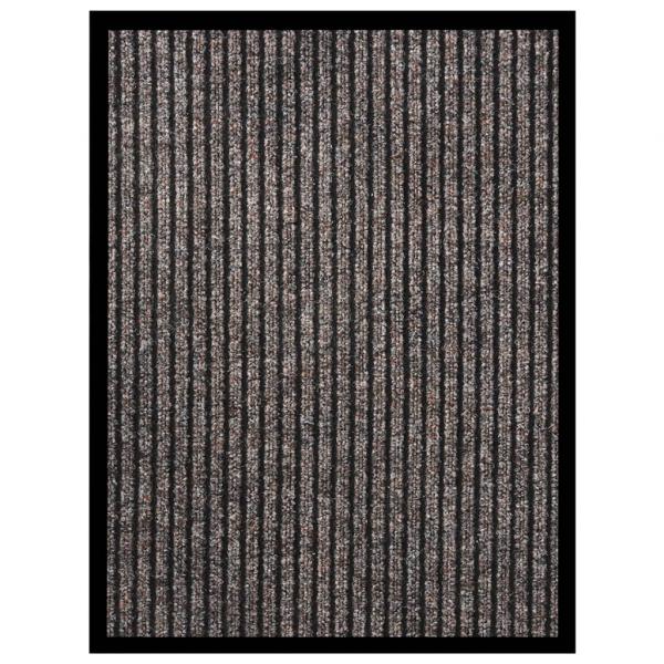 ARDEBO.de - Fußmatte Beige Gestreift 40x60 cm