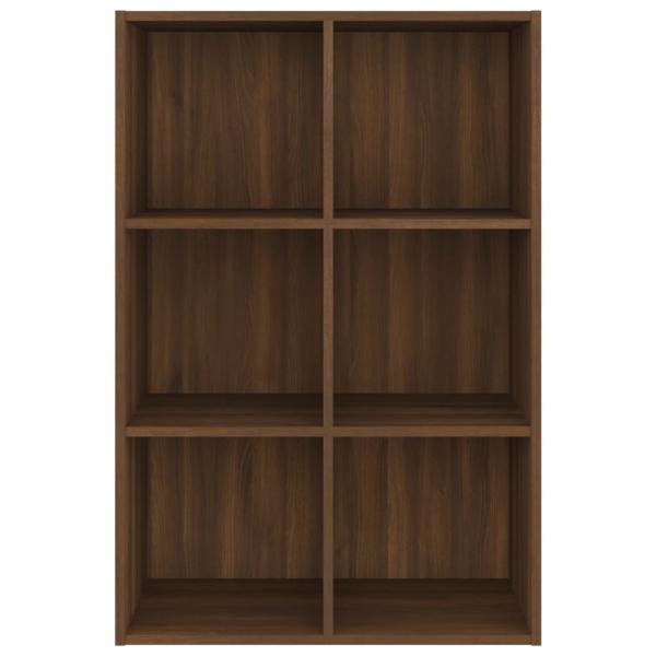 Bücherregal/Sideboard Braun Eichen-Optik 66x30x98 cm