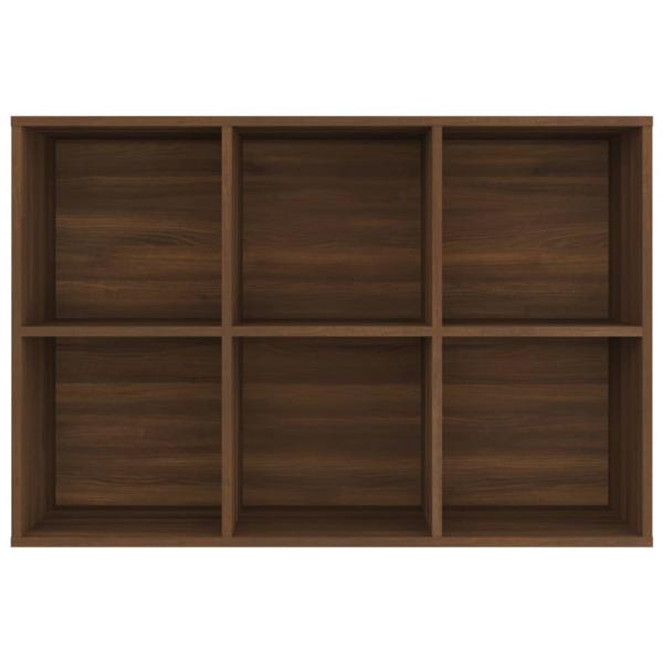 Bücherregal/Sideboard Braun Eichen-Optik 66x30x98 cm