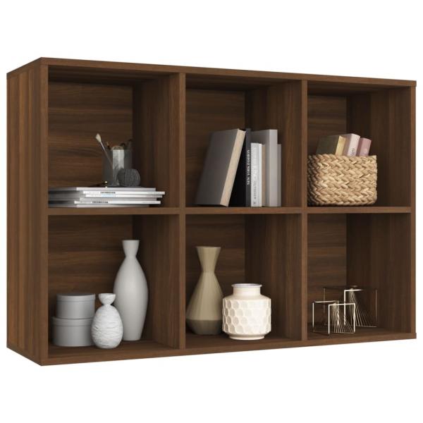 Bücherregal/Sideboard Braun Eichen-Optik 66x30x98 cm