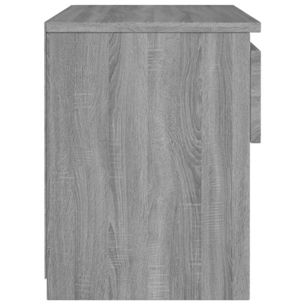 Nachttisch Grau Sonoma 40x30x39 cm Holzwerkstoff