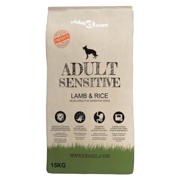 Trockenfutter für Hunde Adult Sensitive Lamb & Rice 2 Stk 30 kg