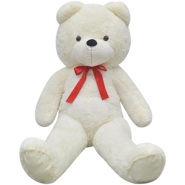 Teddybär Kuscheltier Plüsch Weiß 170 cm