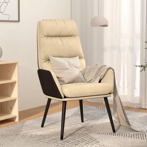 ARDEBO.de - Relaxsessel Creme Stoff