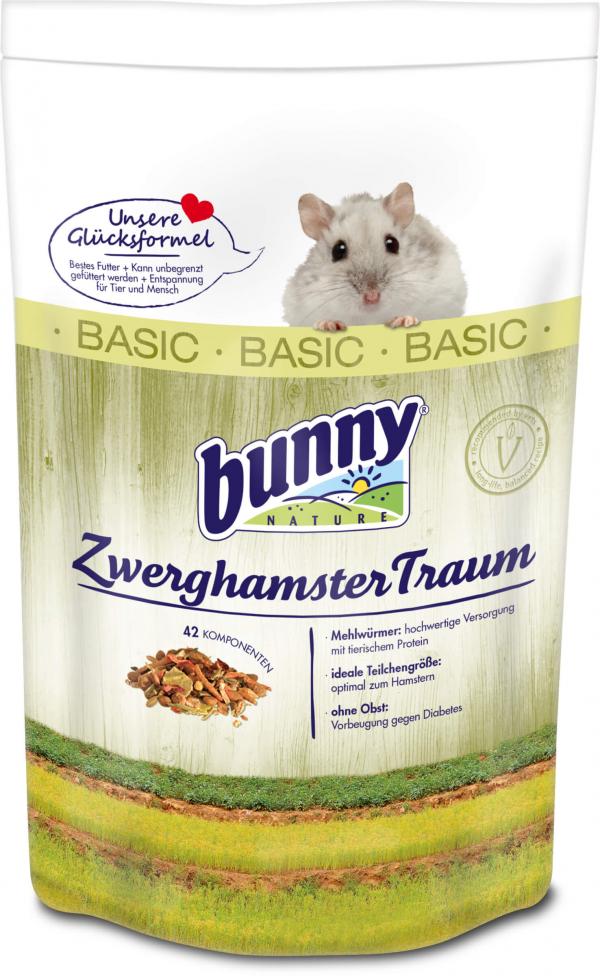 ARDEBO.de Bunny ZwerghamsterTraum Basic 600 g