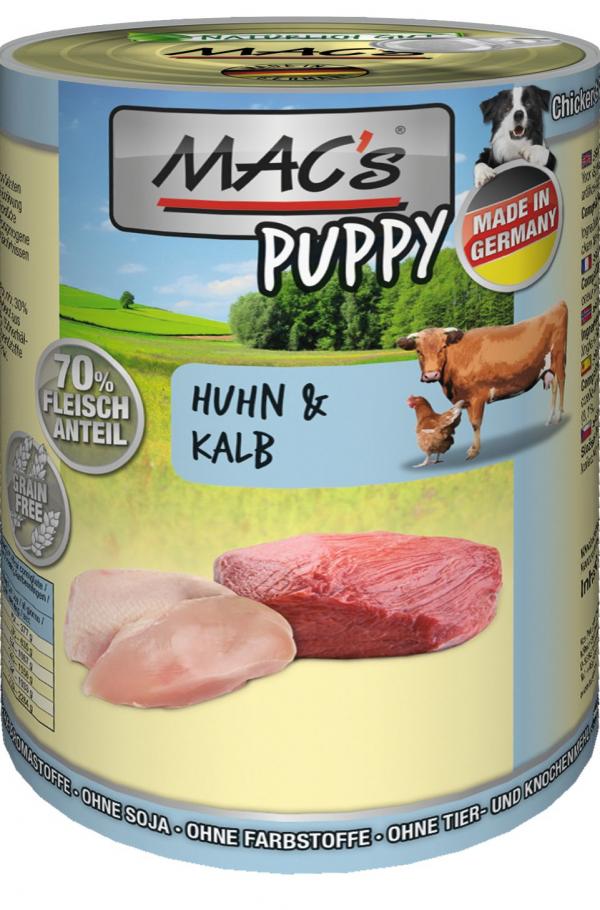 ARDEBO.de MACs Dog Puppy Huhn & Kalb 400g