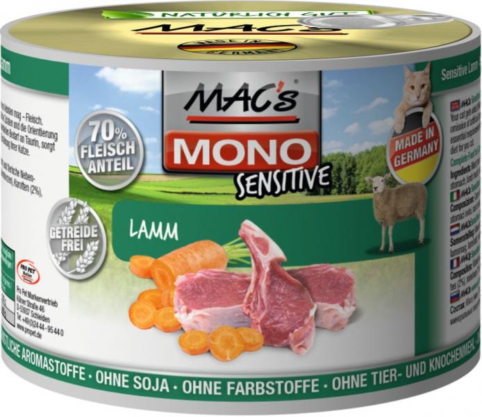 ARDEBO.de MACs Cat Mono Frisches Lamm 200g