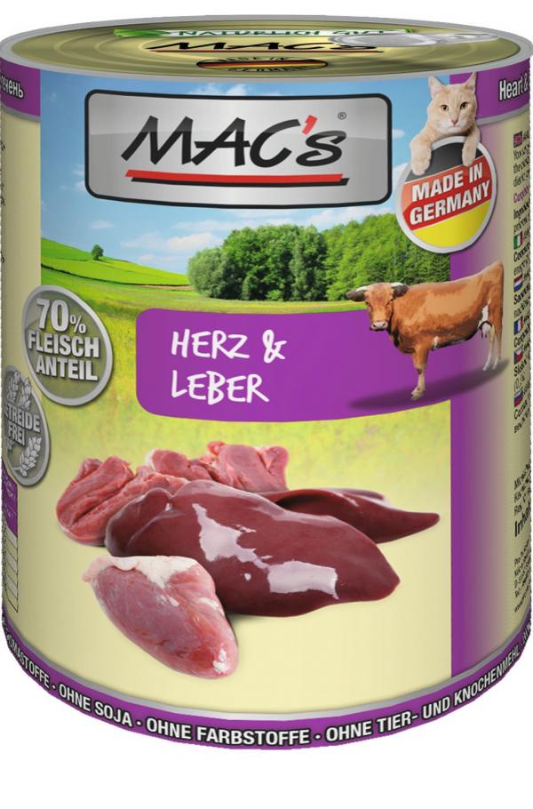 ARDEBO.de MACs Cat Herz & Leber 400g