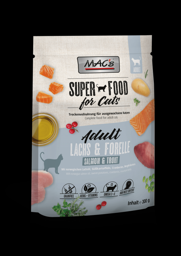 ARDEBO.de MACs Cat Adult Lachs & Forelle 300g