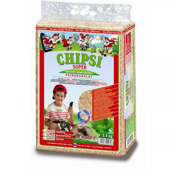 ARDEBO.de Chipsi Heimtierstreu Super 3,4kg