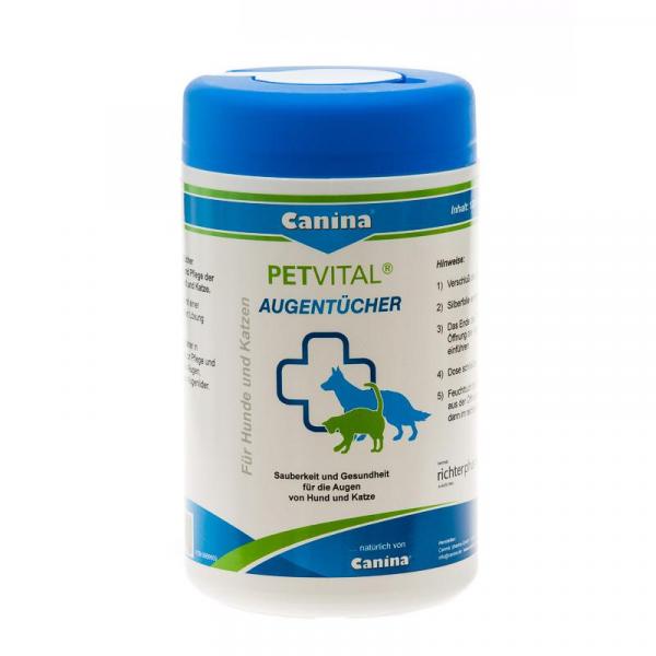 ARDEBO.de Canina Petvital Augentücher 120 Stück