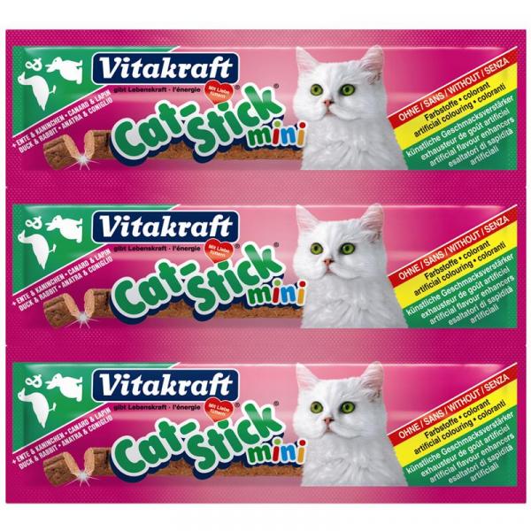 ARDEBO.de Vitakraft Cat-Stick mini Ente & Kaninchen Inhalt: 3 Stück