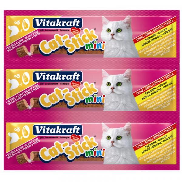 ARDEBO.de Vitakraft Cat-Stick mini Geflügel & Leber 3 Stück