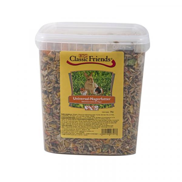 ARDEBO.de Classic Friends Universal Nagerfutter 3kg Eimer