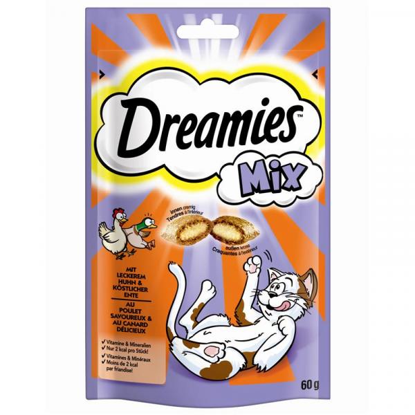 ARDEBO.de Dreamies Mix Huhn & Ente 60g