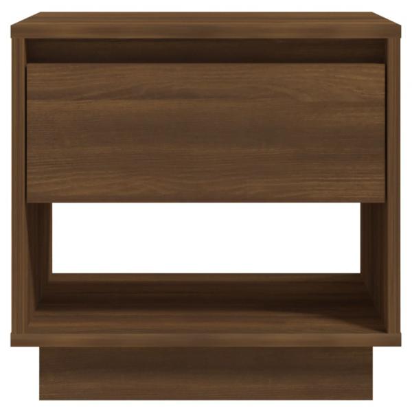 Nachttische 2 Stk. Braun Eichen-Optik 45x34x44 cm Holzwerkstoff