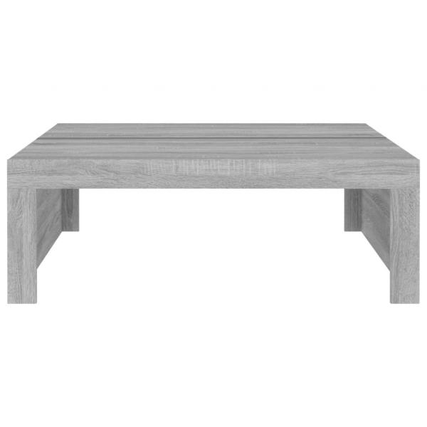 Couchtisch Grau Sonoma 100x100x35 cm Holzwerkstoff