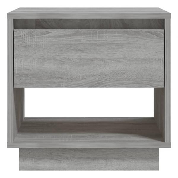 Nachttisch Grau Sonoma 45x34x44 cm Holzwerkstoff