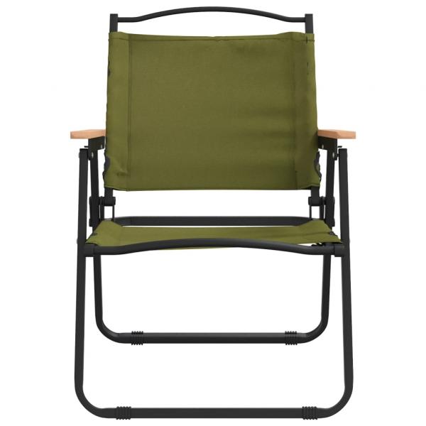 Campingstühle 2 Stk. Grün 54x55x78 cm Oxford-Gewebe