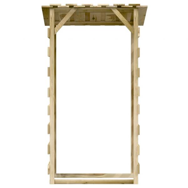 Pergola mit Dach 100x90x200 cm Imprägniertes Kiefernholz