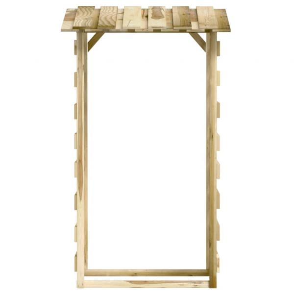 Pergola mit Dach 100x90x200 cm Imprägniertes Kiefernholz