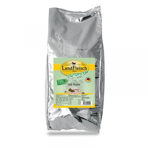 ARDEBO.de Landfleisch Dog Softbrocken mit Huhn 1,5 kg