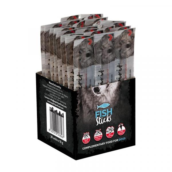 ARDEBO.de alpha spirit Dog Individual Stick Fisch 30er-Box